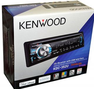   KDC 352U CD//iPod/iPhone/AM/FM/USB/AUX/Pandora RECEIVER Car Radio