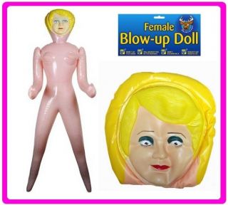 5FT FEMALE BLOW UP DOLL STAG NIGHT BOYS PARTY INFLATABLE FANCY DRESS 
