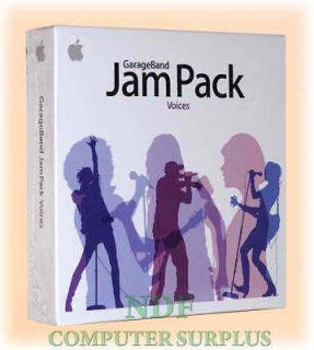 Apple GarageBand Jam Pack Voices_French Version_MA 990F/A_Brand New