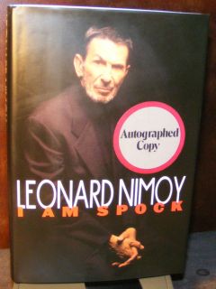 Am Spock by Leonard Nimoy (1995) HC.DJ.1st. Hand Signed Bookplate 