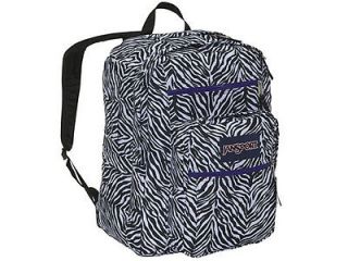New Jansport Big Student Black/Zebra Purple Backpack