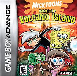 Nicktoons Battle For Volcano Island (Nintendo Game Boy Advance, 2006)