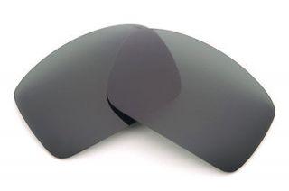   Stealth Black Replacement Lenses for Oakley Oil Drum Sunglasses