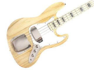 Stellah SJB 800 Jazz Electric Bass Guitar with ash body (Natural 
