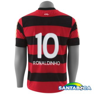   #10 Flamengo Home Olympkus Soccer Football Jersey S M L Brazil 11/12