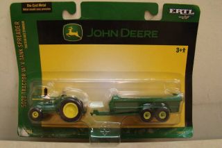 John Deere 5020 w/ Spreader 1/64 Die Cast Ertl Toy