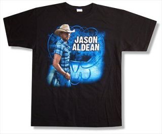 JASON ALDEAN   PLAID SHIRT WIDE OPEN TOUR 2010 T SHIRT   NEW ADULT X 