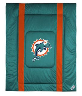 Miami Dolphins NFL 8 Piece Queen Comforter Bed Set