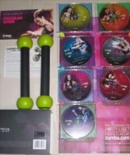 ZUMBA EXHILARATE BODY SHAPING SYSTEM DVD LOSE WEIGHT DVD  