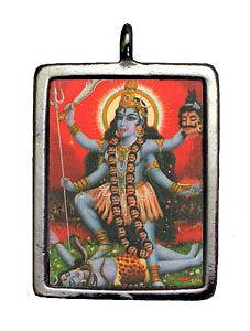 KALI Hindu Sacred Deity Pendant Necklace TSD121