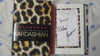 New 3x SIGNED Kourtney Kim Khloe Kardashian Dollhouse BOOK 1/1 DJ HC 