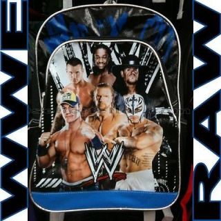 WWE Wrestling Raw Smack Down Backpack Book Bag FULLSIZE