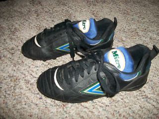 Boys Kids Black Blue Green White Mitre Soccer Cleats Shoes Sports Size 