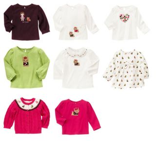 6M 3T GYMBOREE PUPS AND & KISSES BABY TODDLER GIRLS FALL CLOTHES TOPS 