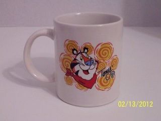 Tony the Tiger Kelloggs Frosted Flakes coffee cup 2002