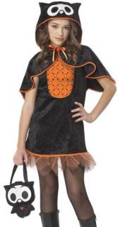 Girls Skelanimals Oliver Owl Kids Halloween Costume