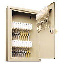 MMF 201903003 Uni Tag Key Cabinet, 30 key, Steel, Sand, 8 x 2 5/8 x 