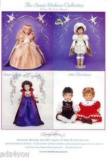   Wakeen Snow White,Cinderella,1992 Christmas Etc Dolls Ad/Advertisement