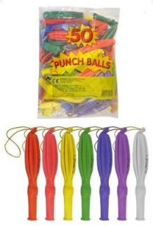 COLOUR PUNCH BALLOONS, CHILDRENS PARTY BAG FILLERS XMAS STOCKING 