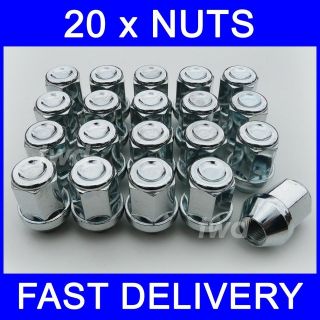 20 x ALLOY WHEEL NUTS ISUZU TROOPER & WIZARD LUG M12x1.5 [P7]