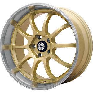 New 15X7 4x100 KONIG Lightning Gold Wheel/Rim
