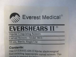 Gyrus Everest Medical EverShears II Bipolar Coagulating Scissors 