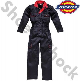 LADIES DICKIES REDHAWK ZIP FRONT COVERALL NAVY BLUE WOMENS OVERALLS 