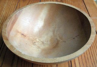 Large BARIBO MAID Wooden Bowl Maple in Light Stain Baribocraft