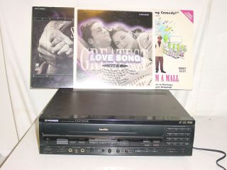 Pioneer CLD 1570K Karaoke Laserdisc LD CD CDV Player with Movies