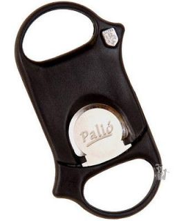   Cigar Cutter Black with Leather Sheath + Free Lotus Impact Lighter
