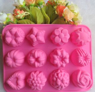  type Muffin Sweet Candy Jelly Cake Mold Silicone Mold Baking Pan