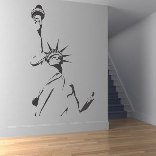 Statue of Liberty Outline New York Wall Stickers Wall Art Decal 