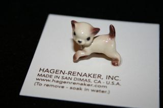 Hagen Renaker,Cat,Ki​tten,Walking,F​igurine,Miniat​ure,Brand New 