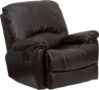1pc Modern Leather Recliner Oversize Rocker Chair, FF 0510 12
