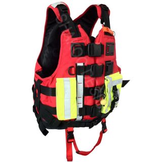   swiftwater professinal rescue PFD experts Emergency life jacket Red