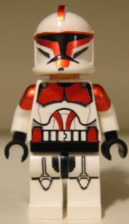 Lego Star Wars CUSTOM Clone Trooper jet commander minifig army 8014 