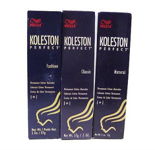 Wella Koleston Perfect Permanent Hair Color Natural, Classic & Fashion 