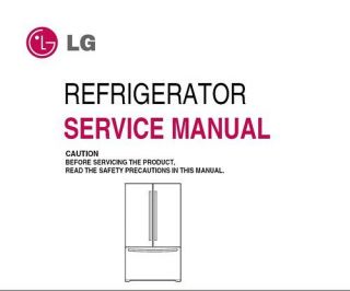 LG Refrigerator Service Manual