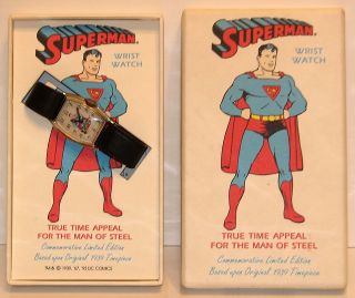 SUPERMAN WRIST WATCH COMMEMORATIVE LIMITED EDITION WB EXCLUSIVE 1993
