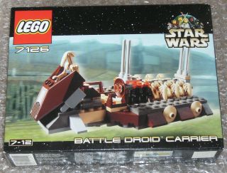 Star Wars Lego 7126 Battle Droid Carrier ~ New Sealed * BNIB * Very 