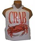 Lot 10 DISPOSABLE CRAB BIBS Seafood Lobster Feast NEW