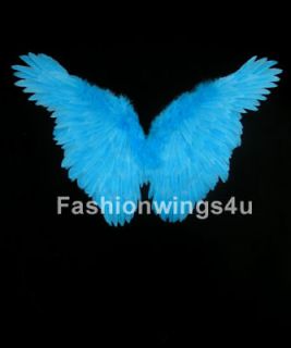   Blue butterfly fairy angel bird macaw costume feather wings Rio Jewel