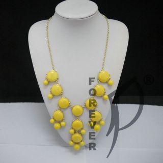 yellow bubble necklace in Necklaces & Pendants