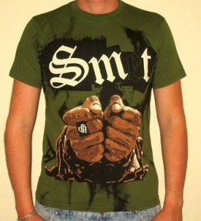   Smet by Christian Audigier Man Prison Break Green T shirt M,XL,XXL