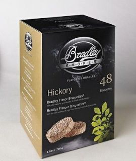 BTHC48 Bradley Smoker Bisquettes Hickory 48 Pack Grill       IN STOCK