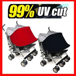   Sunshade Sun canopy for double stroller Universal Maclaren Graco ca