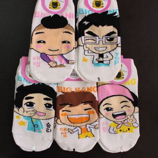 POP Korean super star character socks 1 pair / bigbang / women 