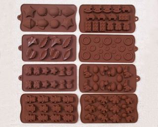   Chocolate Muffin Silicone Mould Cake Candy Jelly Ice Mold Sea World S2