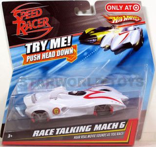   Wheels Speed Racer RACE TALKING MACH 6 NEW Mattel movie sounds Target