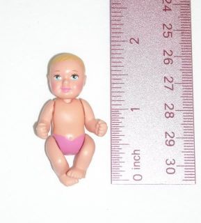   Family Pregnant Tiny Baby Girl fits in Midge Maternity Doll Belly